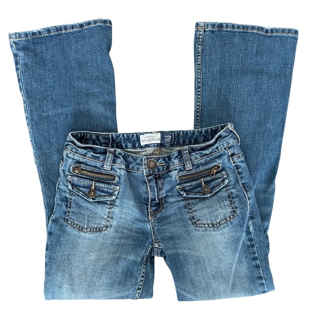Aeropostale Hailey Skinny Flare Jeans - Picture 3 of 8